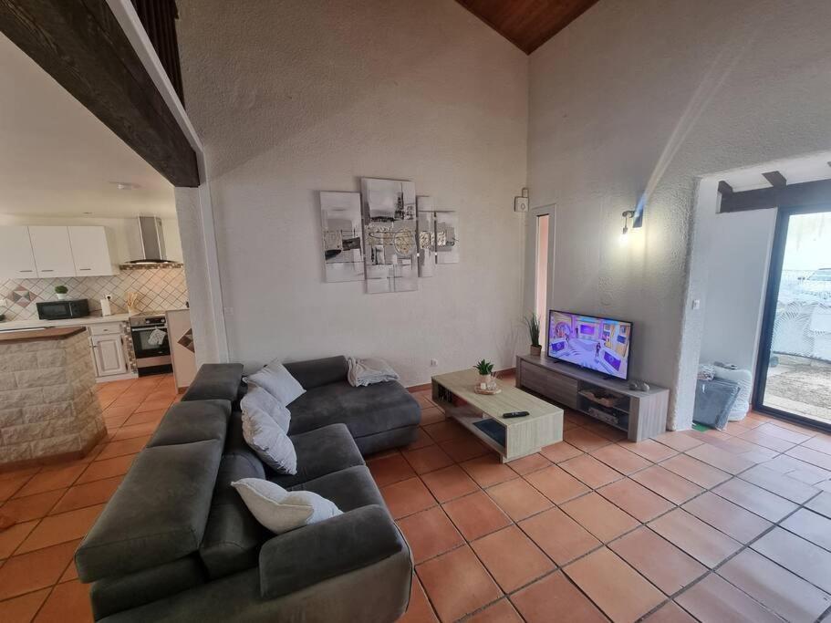 Jolie Villa Piscine A 15 Min Du Barcares Salses-le-Château Esterno foto